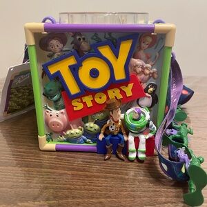 New with tags Disney Tokyo Japan Pixar Toy Story Popcorn Bucket Maze Game